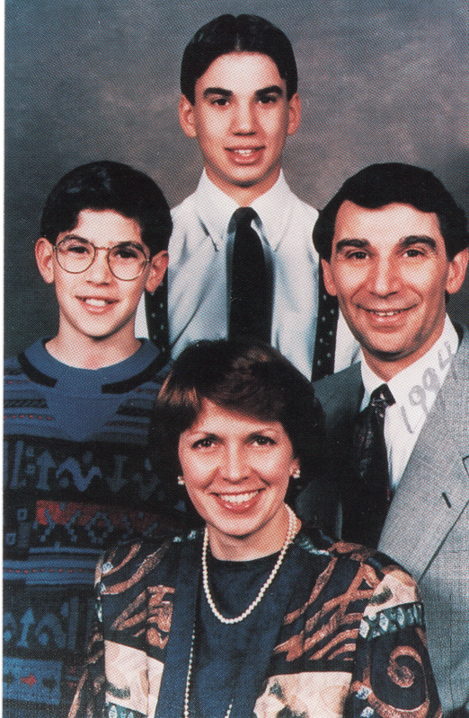 Missionaries Al and Emmanuela Perna with their children, Marc and Daniel