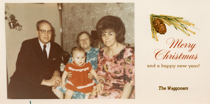 Christmas card from the Waggoners