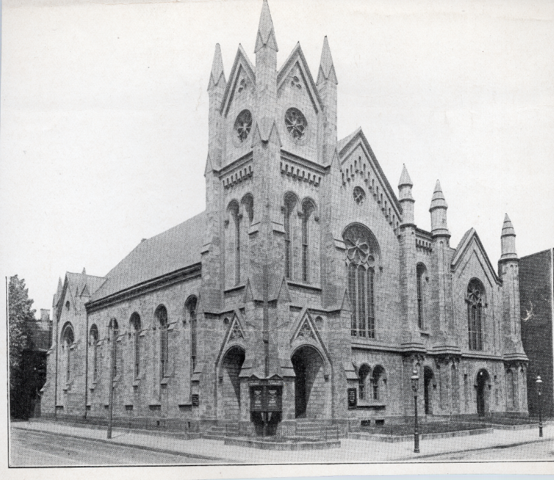 Image of the church exterior at 19th and Green streets