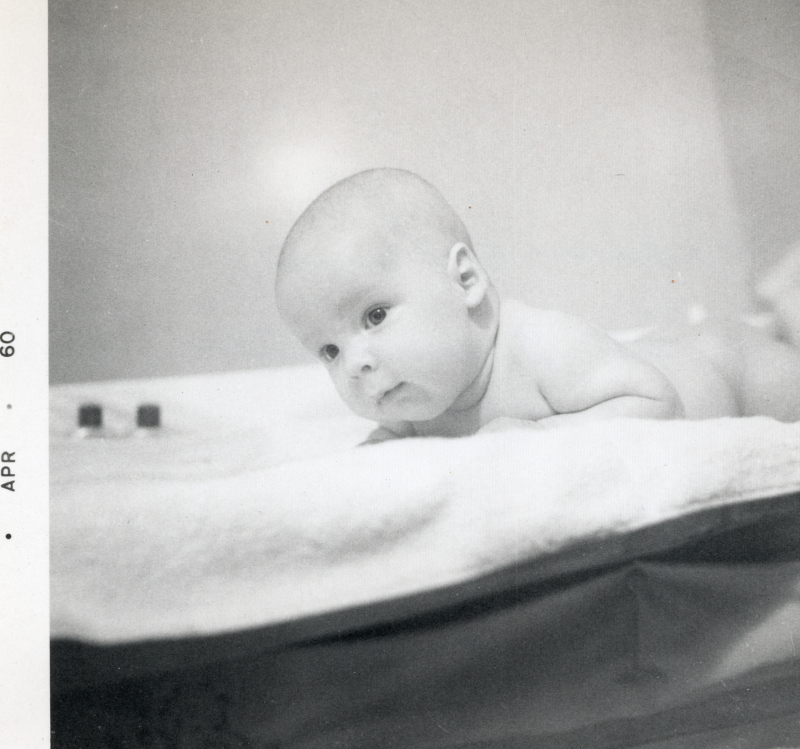 Photograph of Paul Cantelon at 3 months old