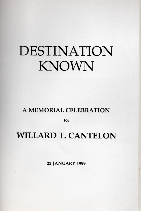 Program title page