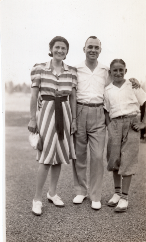 Portrait of  Alan, Leecinde, and Harvey Hummel