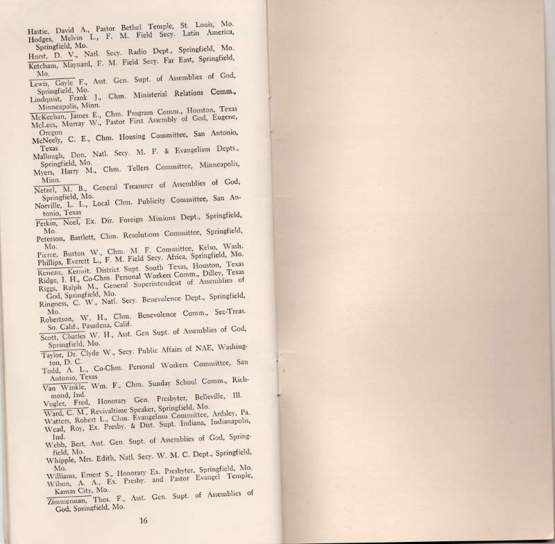 Page seventeen: personnel continued, page eighteen: blank