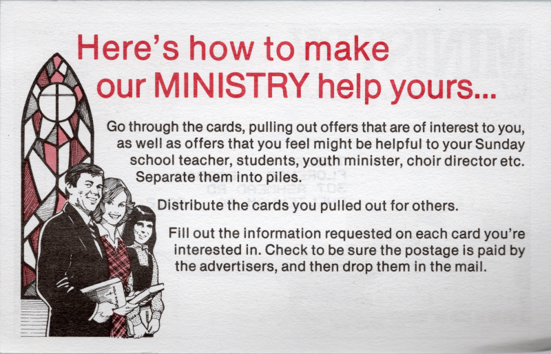 Catalog guide for ordering church materials