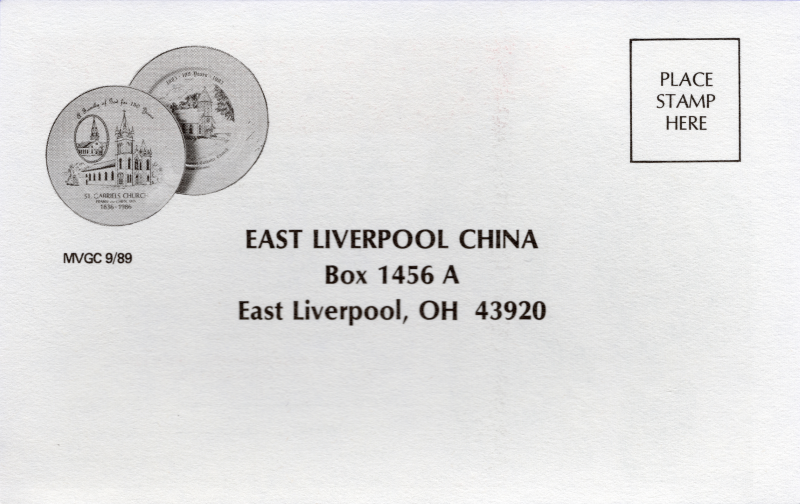 Company's order information, East Liverpool China in East Liverpool, OH