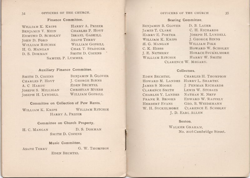 Officers of the Church continued
