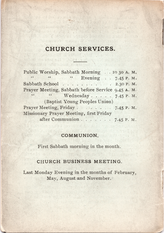 Church Services