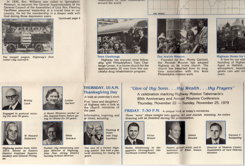 Thursday's speakers, looking at Highway's historical work; Friday's speakers, looking into Highway's present work