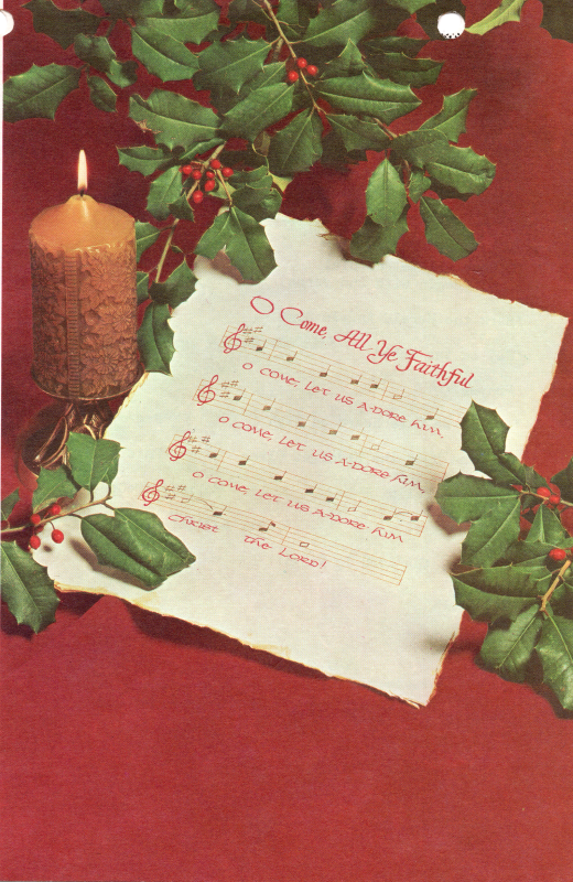 Program cover photo of O Come, All Ye Faithful sheet music
