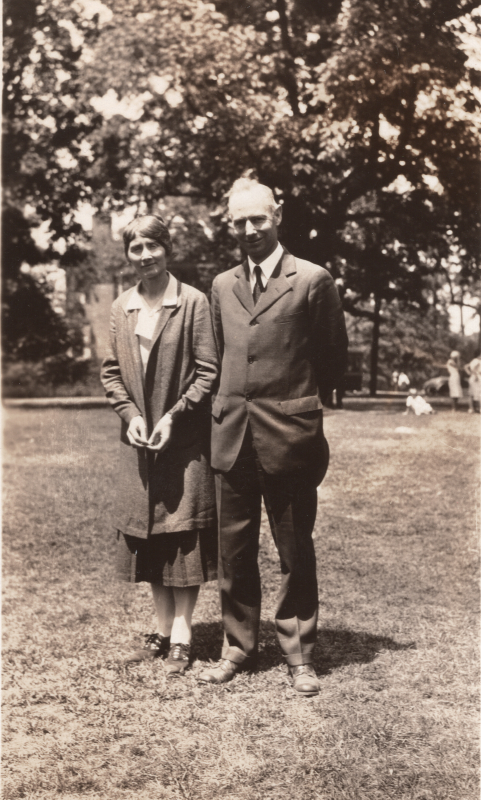 Rev. and Mrs. Williams smile together for a photograph