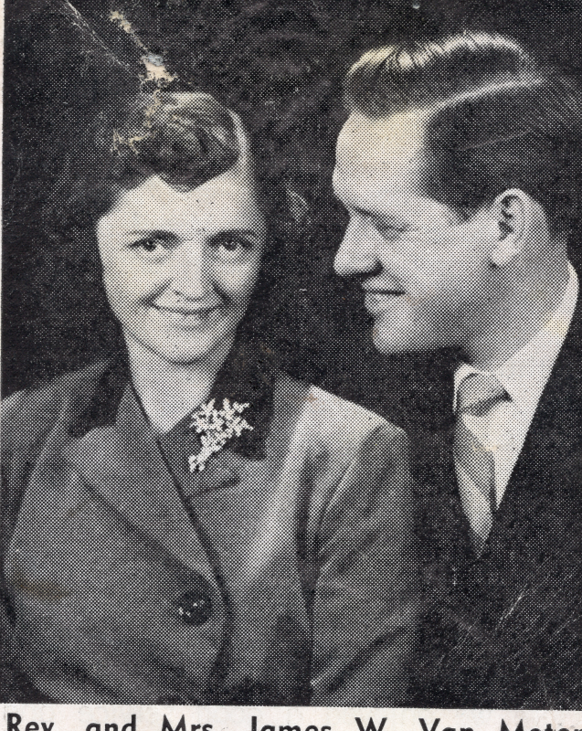 Portrait of Rev. and Mrs. James Van Meter