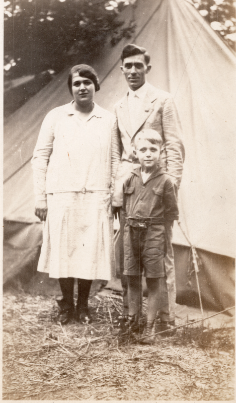 Portrait of Mrs. Cook, Cook, and Cookie at Emmanuel Grove Camp