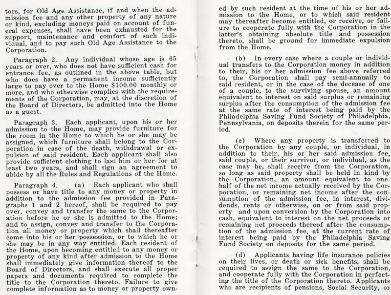 Rules and Regulatons Covering the Qualifications for Admission, paragraphs 2-4