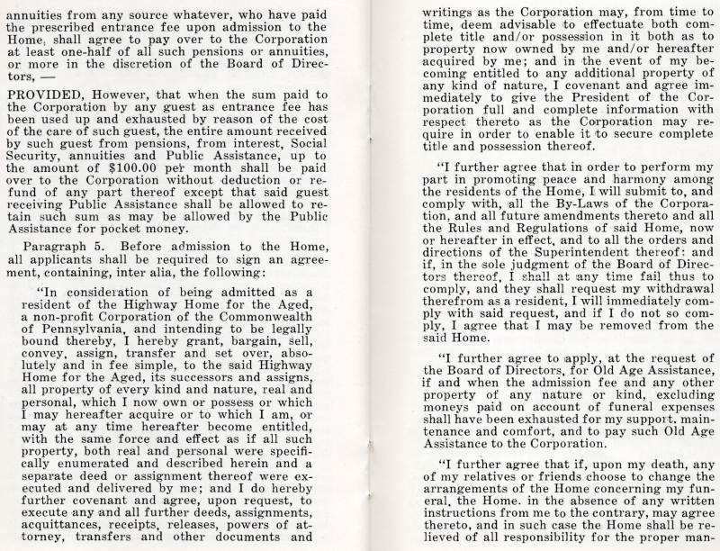 Rules and Regulatons Covering the Qualifications for Admission, paragraph 5