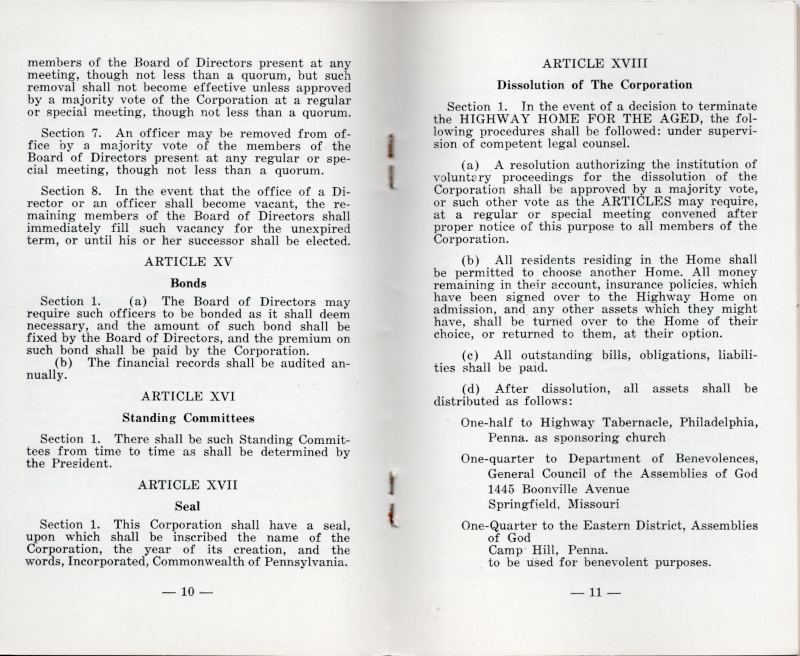 Article XII: Majority Vote, Article XIII: Rights and Obligations of Members, Article XIV: Nominations, Elections and Terms of Office