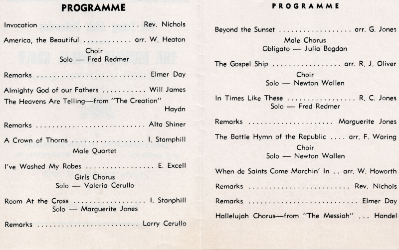 Order of worship