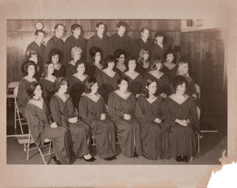 Group portrait of the Highway Choral Group