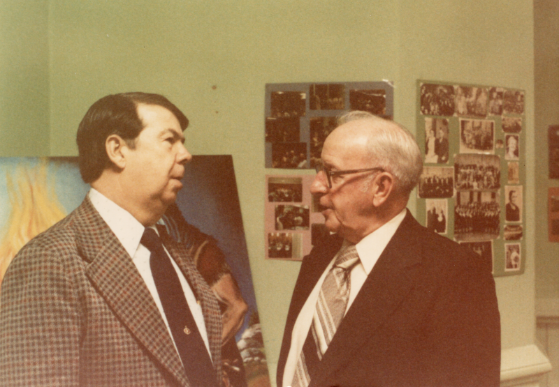 Two men speak at Highway's 85th Anniversary/ Missions Convention Banquet