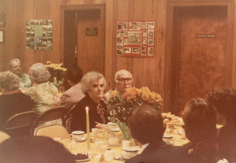 Congregants dine together at Highway's 85th Anniversary/ Missions Convention Banquet