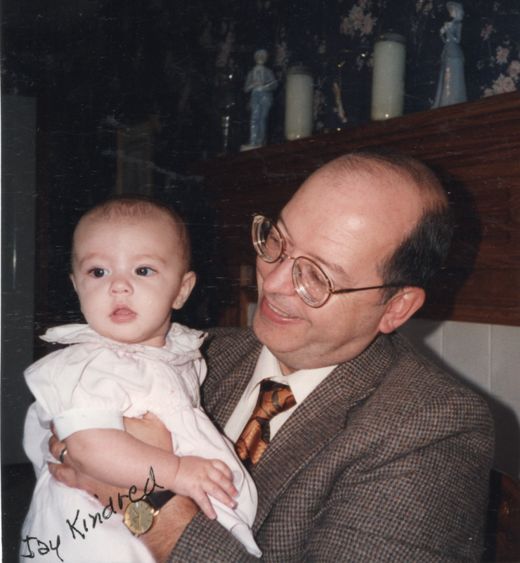 Jay Kindred with his granddaughter Kelsi
