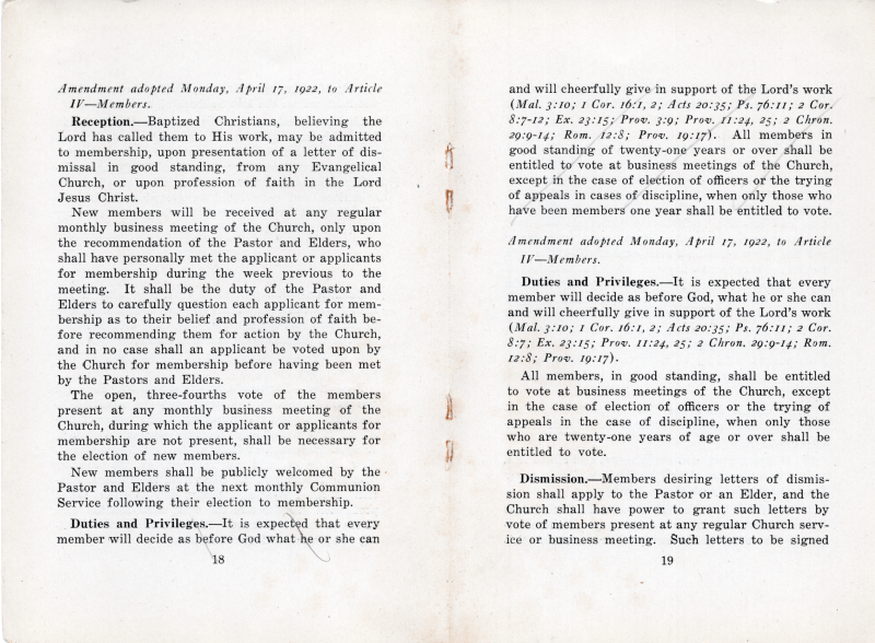 Manual: Article IV- Members continued