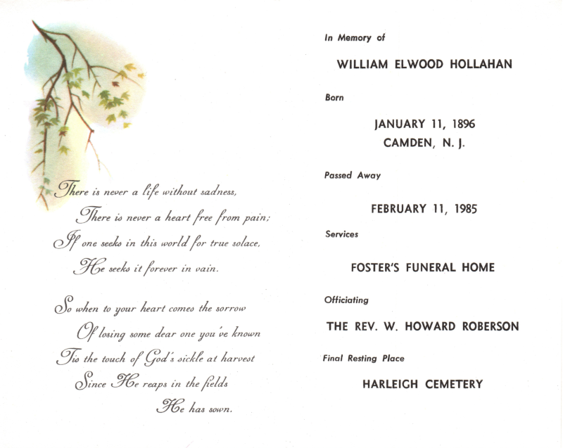 William Elwood Hollahan
