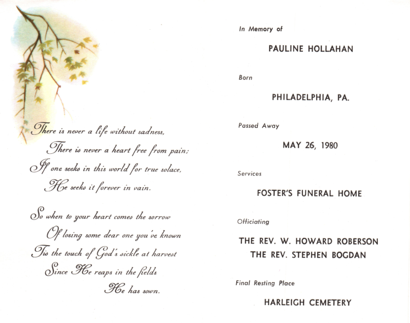 Pauline Hollahan