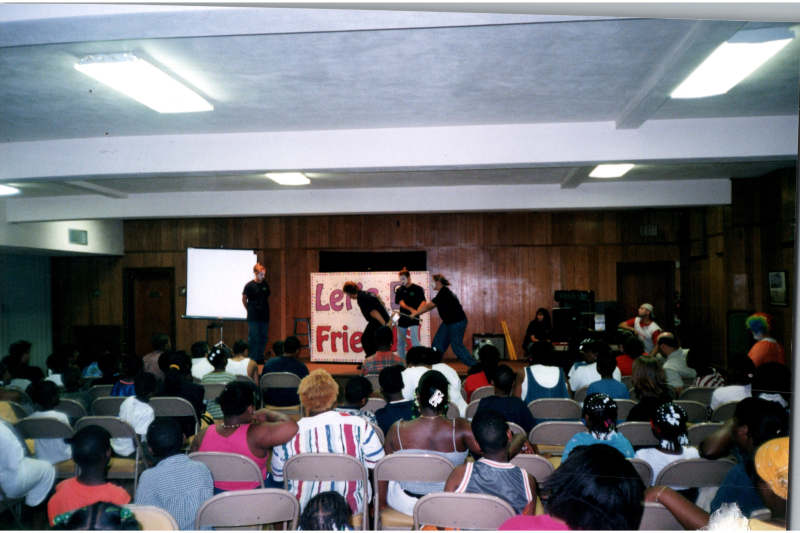 Kids Crusade Mime Skit with Ashley, Johnathan, Sara, and Megan