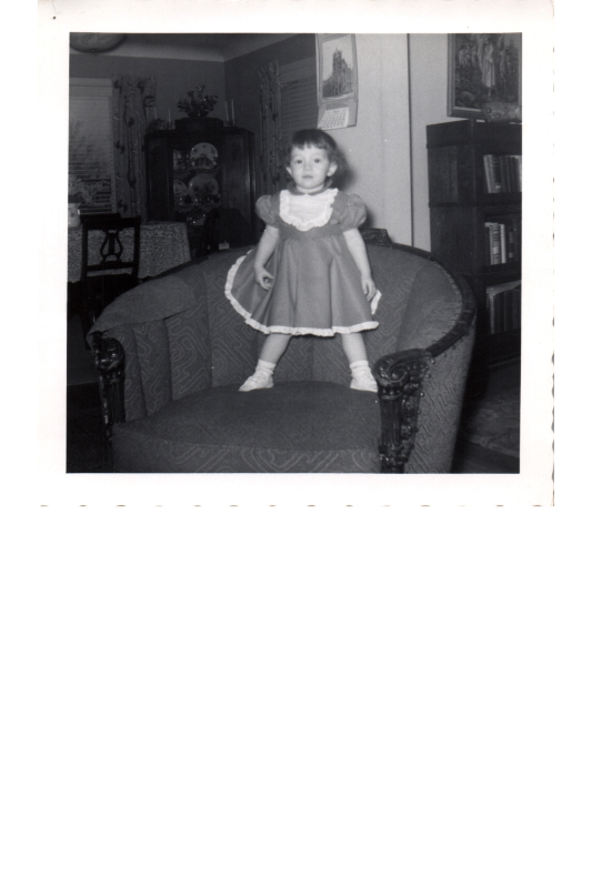 A portrait of a 15-month Luayne Faith Simpson, daughter of Faith Bragg, in Spokane