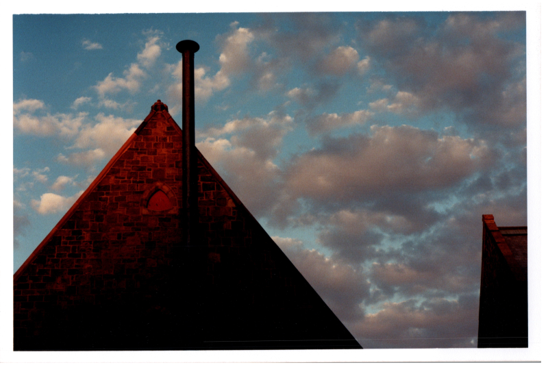 Highway's (18th and Spring Garden) Exterior at sunset