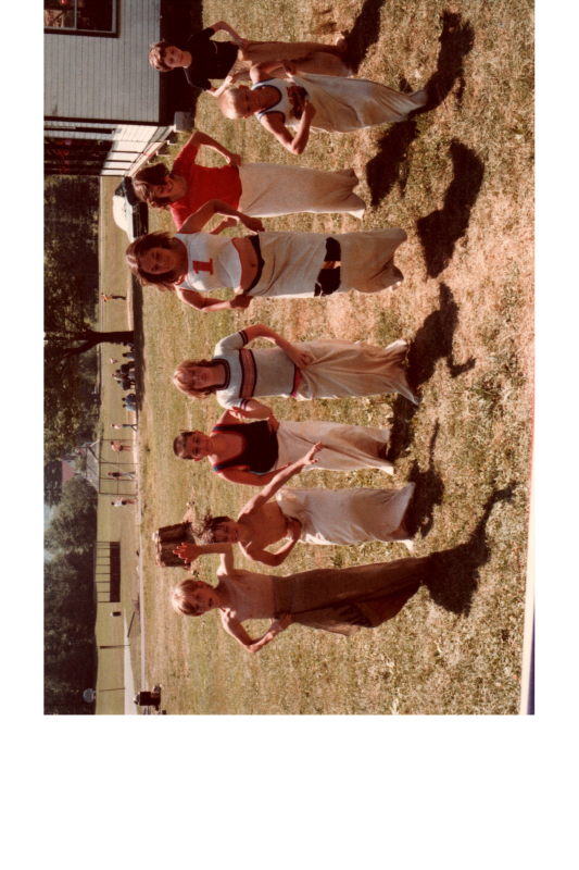 Children in a sack race