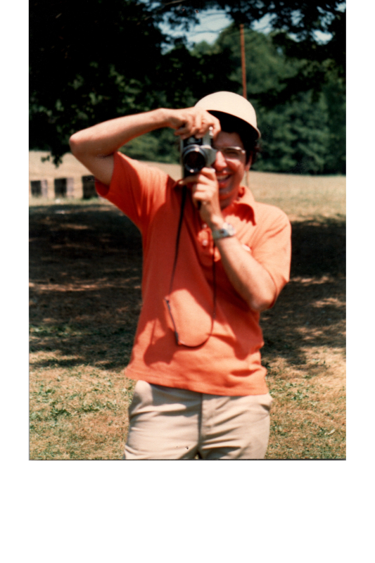 A man takes pictures