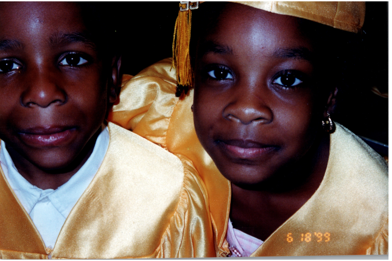 Two young graduates