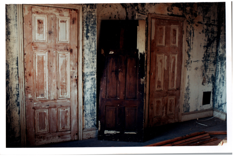 Damaged doors