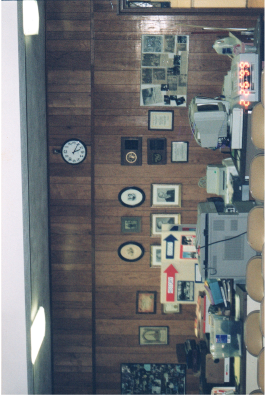 Portraits and a computer center