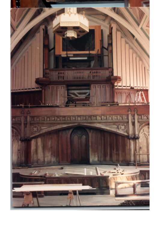 Stage reconstruction