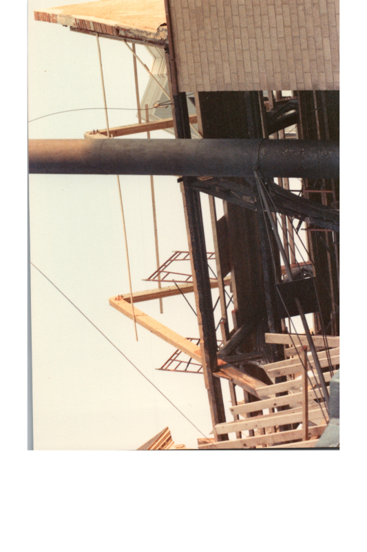 Roof scaffolding