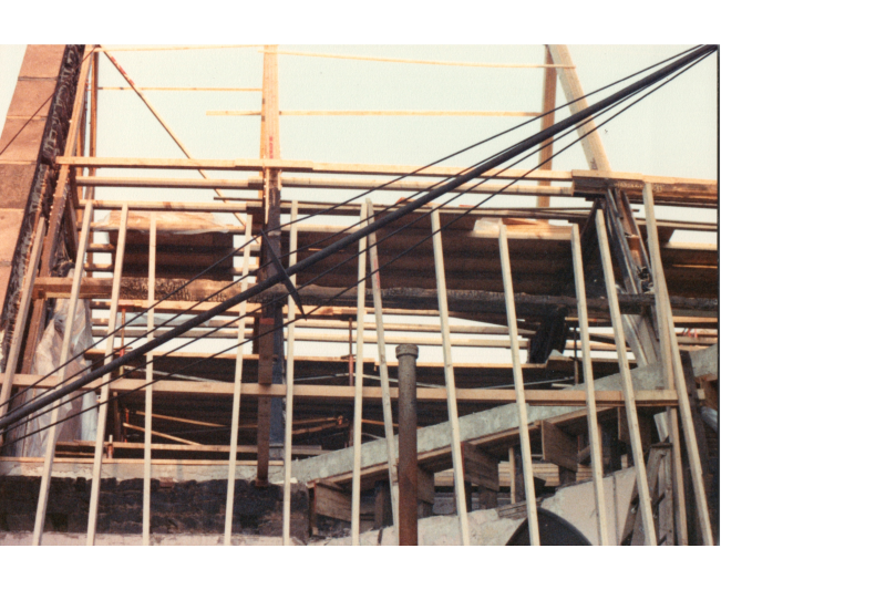 Roof scaffolding