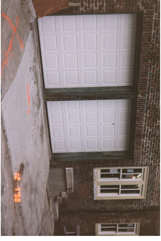 Parsonnage exterior during construction