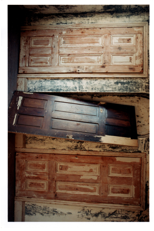 Damaged doors