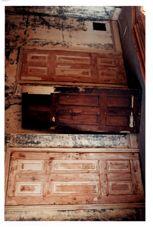 Damaged doors