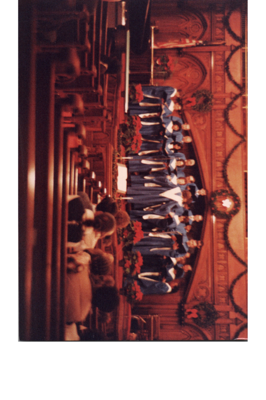 Adult choir performs