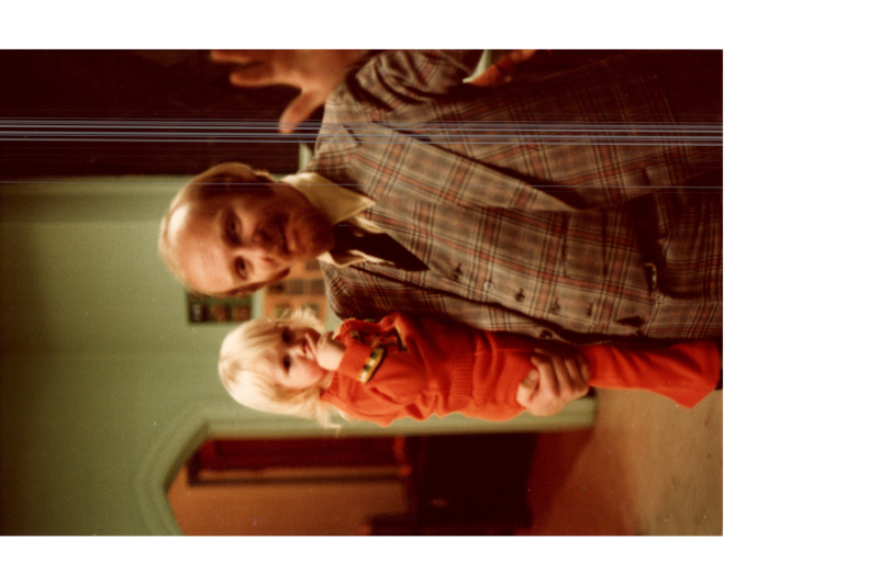 A man holding a baby