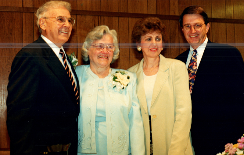 Pastor and Mrs. Bogdan with Pastor and Mrs. Wegner