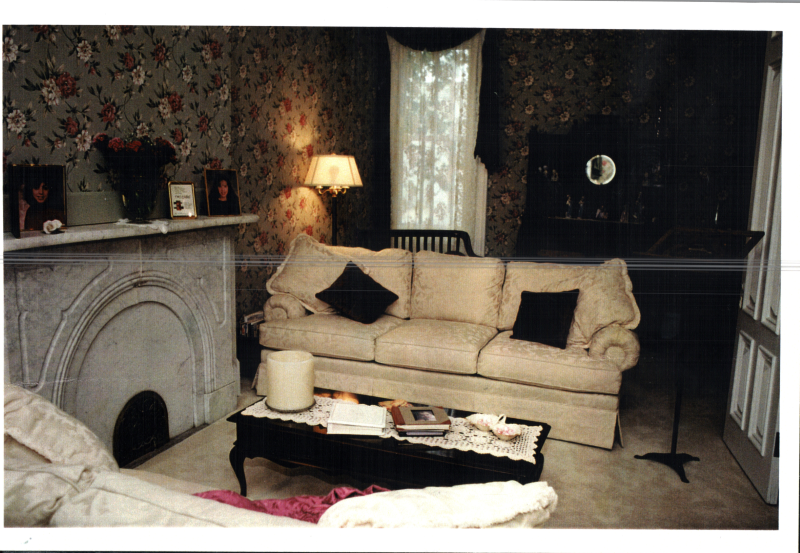 Completed living room