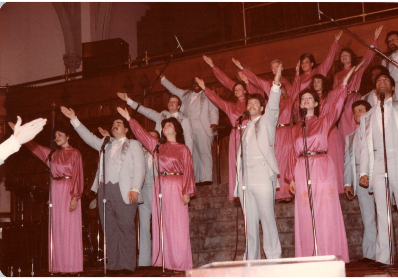 Choir performers at the Festival of Praise