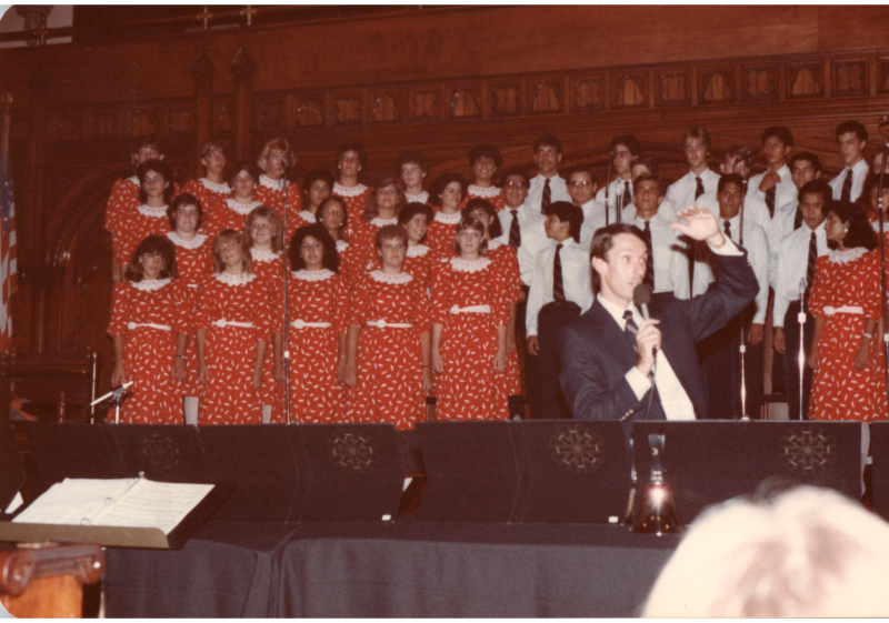 Performance by the Sunshine Singers in the sanctuary