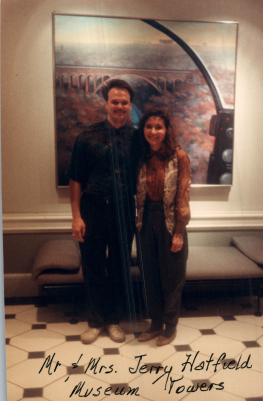 Image of Twila and Jerry Hatfield in the Museum Towers