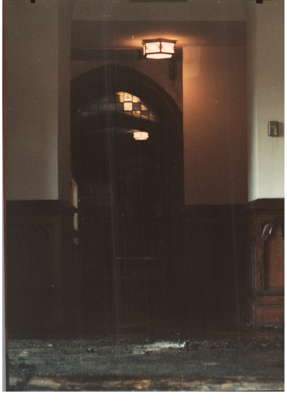 Charred flooring