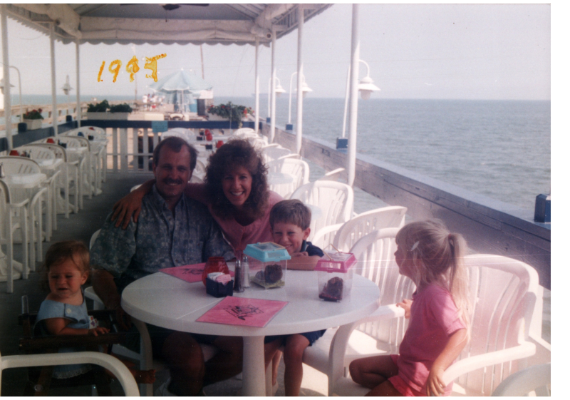 The Nendel family at Virginia Beach